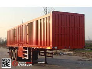 川騰12.5米33.3噸3軸廂式運輸半掛車HBS9400XXYA在應急救援中的應用